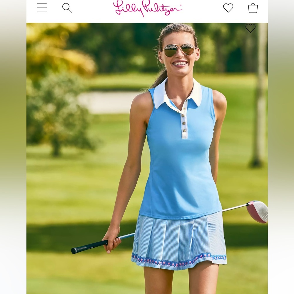Lilly Pulitzer golf polo Size S but fits like M